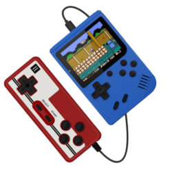 cheap retro console nes blue